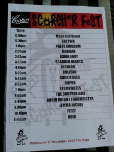 Scorcher Fest Melbourne 2013